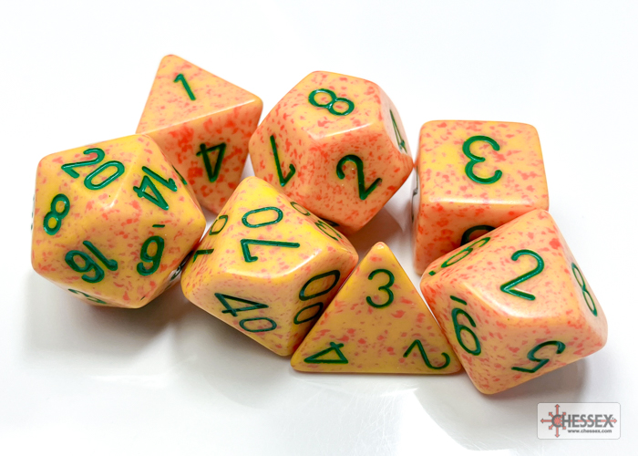 Speckled Lotus 7 Dice Set - CHX25312